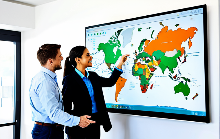 **
"A diverse team of professionals in a brightly lit, modern office collaborate on a large mind map displayed on a touchscreen. The mind map visually represents a project plan with tasks assigned to team members. Everyone is fully clothed in appropriate business attire, engaging in a productive brainstorming session. Safe for work, professional environment, perfect anatomy, well-formed hands, natural pose, correct proportions, appropriate content, high quality, family-friendly."
**