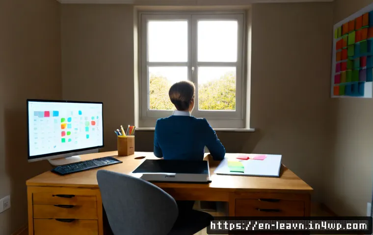 마인드맵을 활용한 발표 준비 전략 - Photorealistic home-office scene of a confident adult presenter preparing a talk, seated at a clean ...
